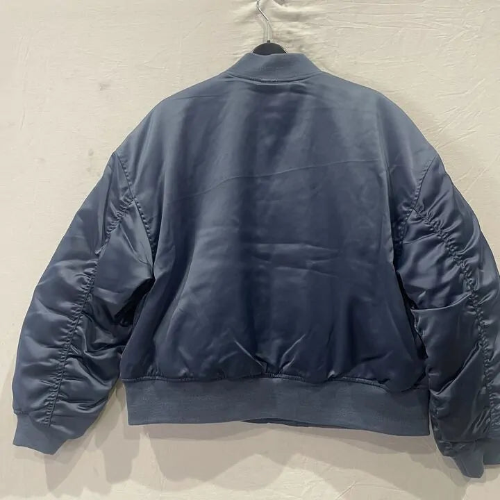 Levi'S - Blue Andy Retro Bomber Jacket Size: Medium