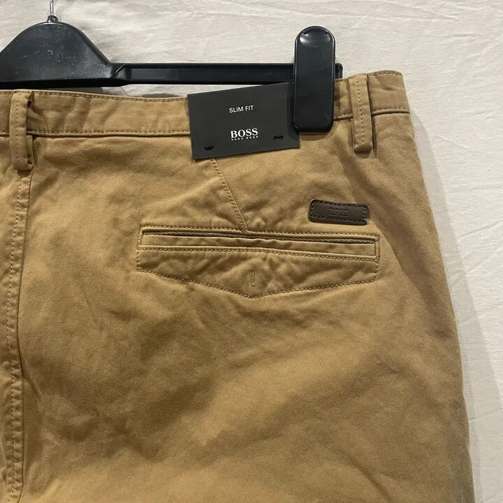 Boss- Slim-Fit Chinos In Stretch-Cotton Size: Uk 38/Eu 54