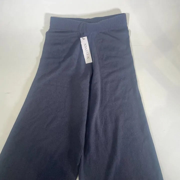 N°· Eleven - Slate Cashmere Blend Straight Leg Jogger Size: Small