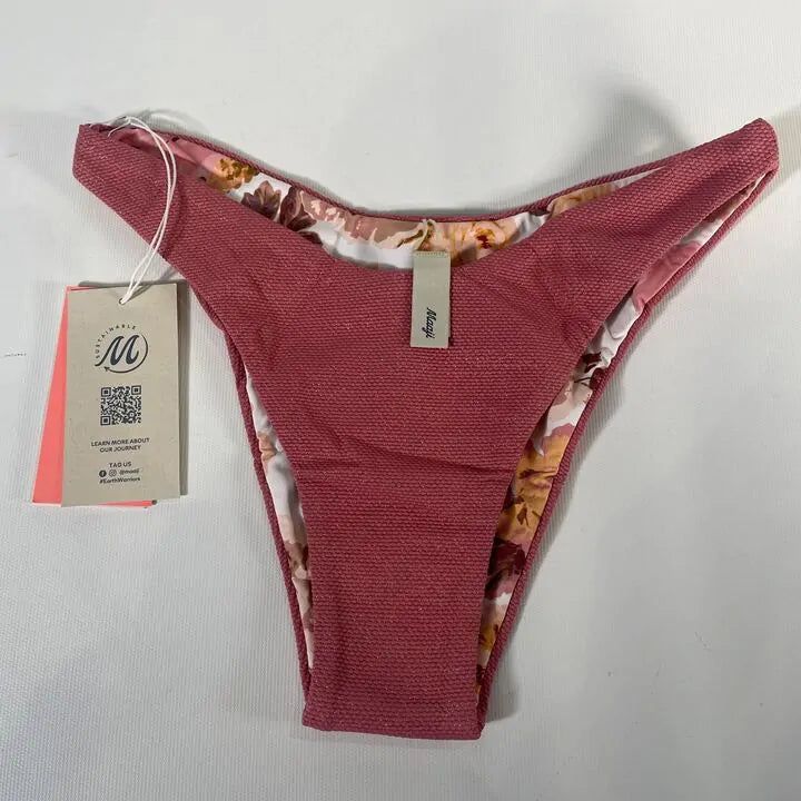 Maaji - Salmonberry Splendour Buttoms - Pink Size: Medium