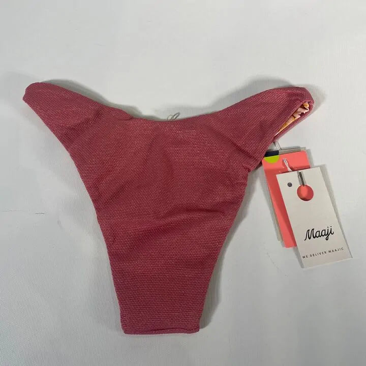 Maaji - Salmonberry Splendour Buttoms - Pink Size: Medium