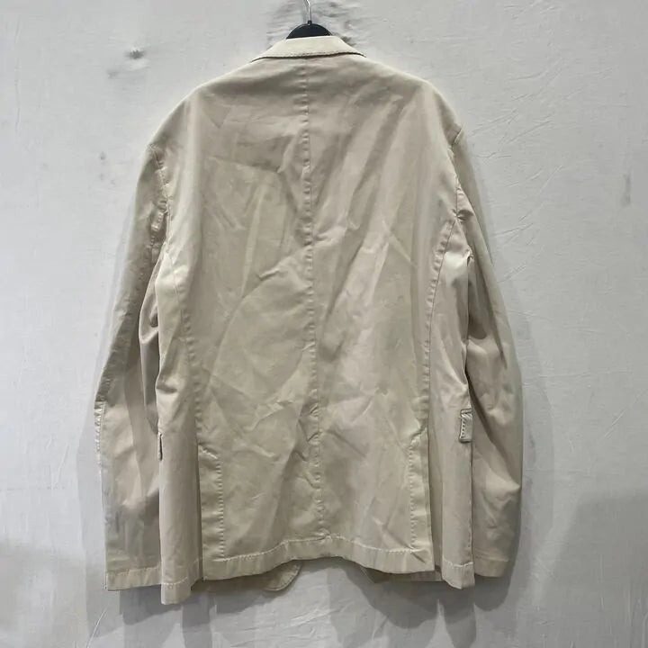 Boss - Cream Hanry Cotton Blend Blazer Size: 44R/54