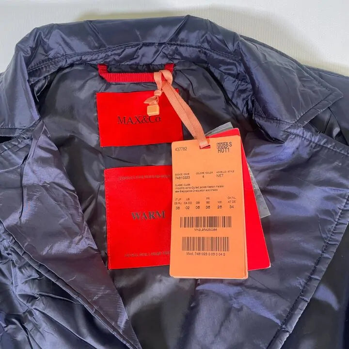 Max&Co- Navy Short Jacket Size: Uk 6