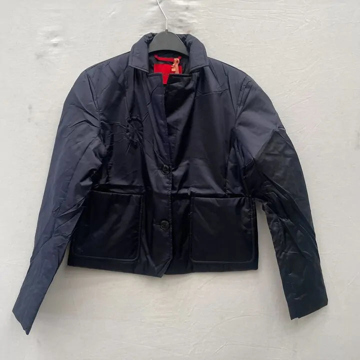 Max&Co- Navy Short Jacket Size: Uk 6