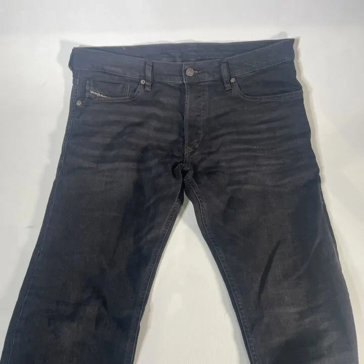 Diesel - Black Tepphar-X Tapered Stretch Jeans Size: W34/L32