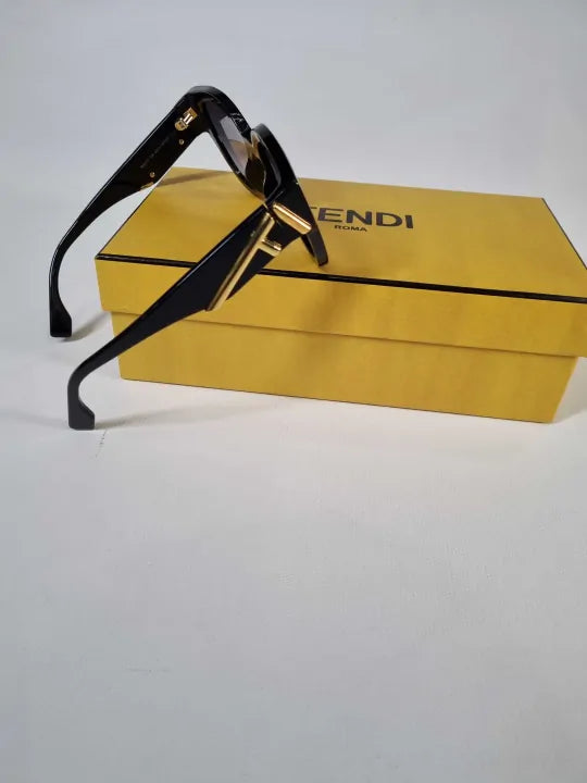 Fendi - Women's Black Fendi Sunglasses 63Mm Size: *