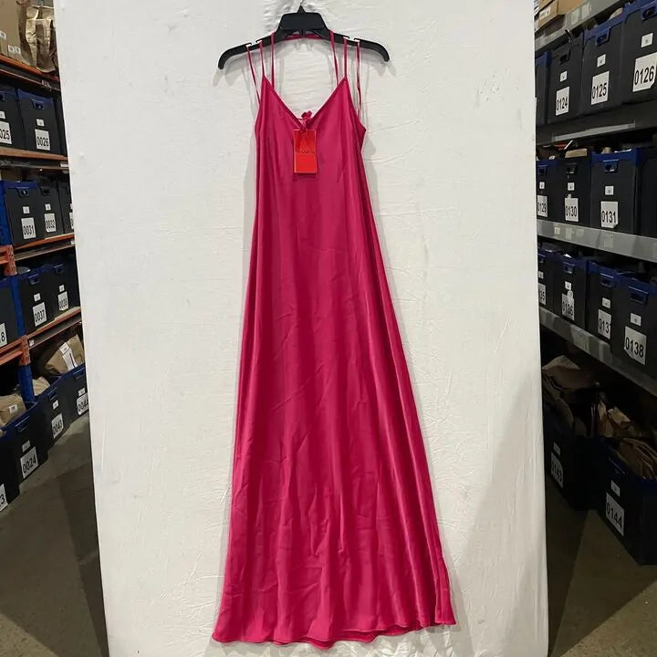 Max&Co. - Pink Alceste Maxi Dress Size: Uk 12