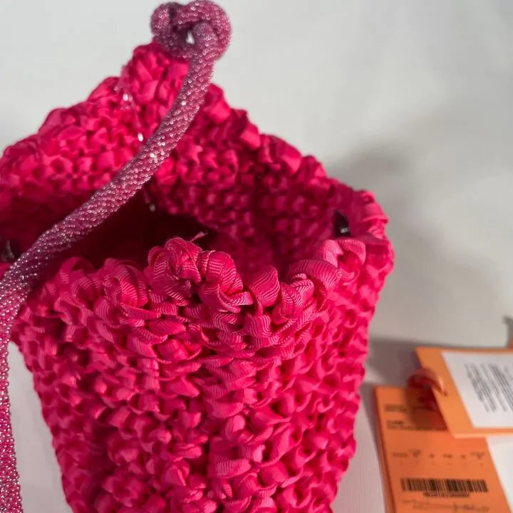Max&Co.-4511103703 Fuchsia-*-Pink-Pink Candi Beaded Bag Size: *