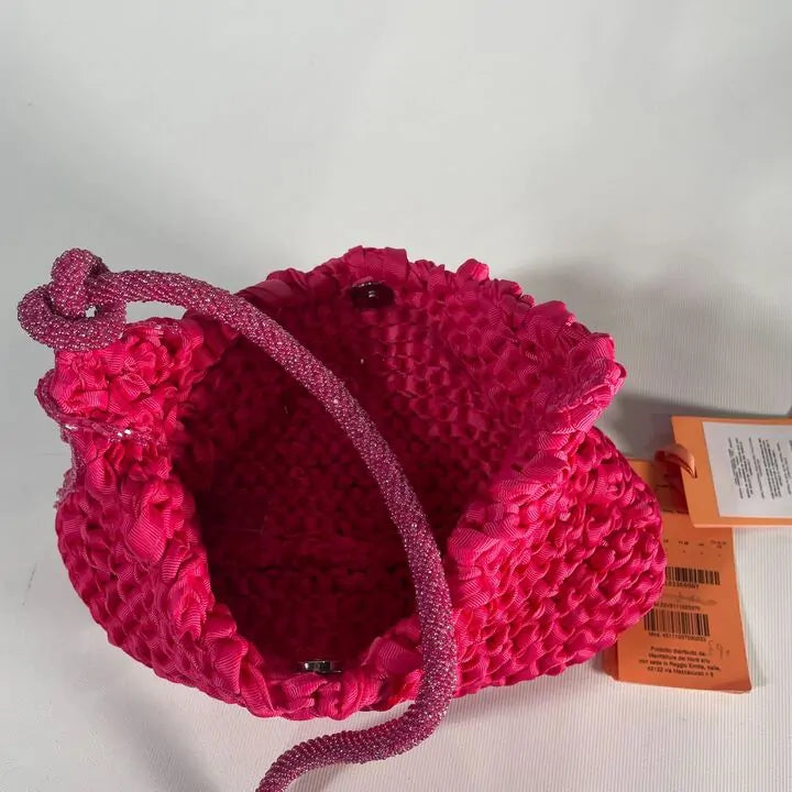Max&Co.-4511103703 Fuchsia-*-Pink-Pink Candi Beaded Bag Size: *