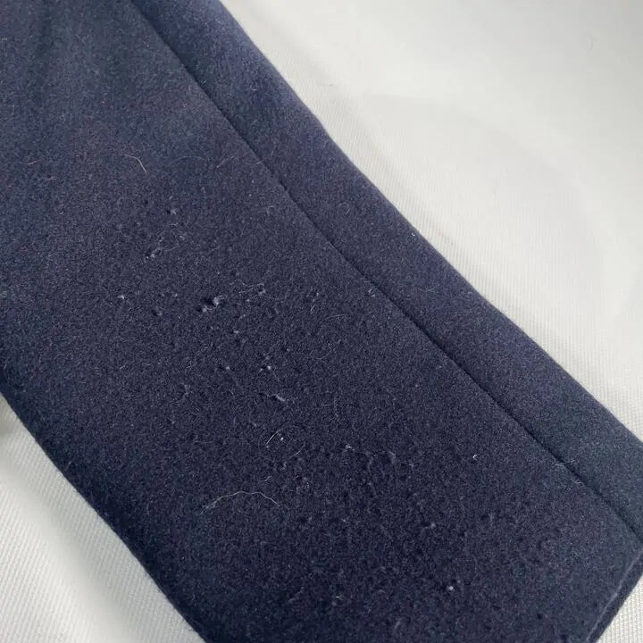 Gianni Feraud - Navy Sirus Wool Blend Coat Size: 40