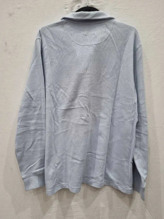 Schöffel - Pale Blue Kingsbridge Quarter Zip Jumper Size: M