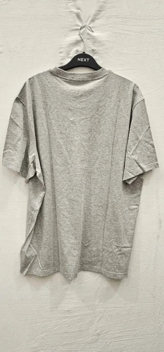 Lacoste-Th3835_Mnc-M-Grey-Grey Printed Logo T-Shirt-Grey Size: M deal !!