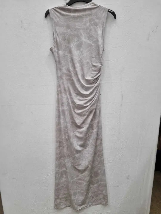 Helmut Lang - Grey Water Print Maxi Dress Size: Medium