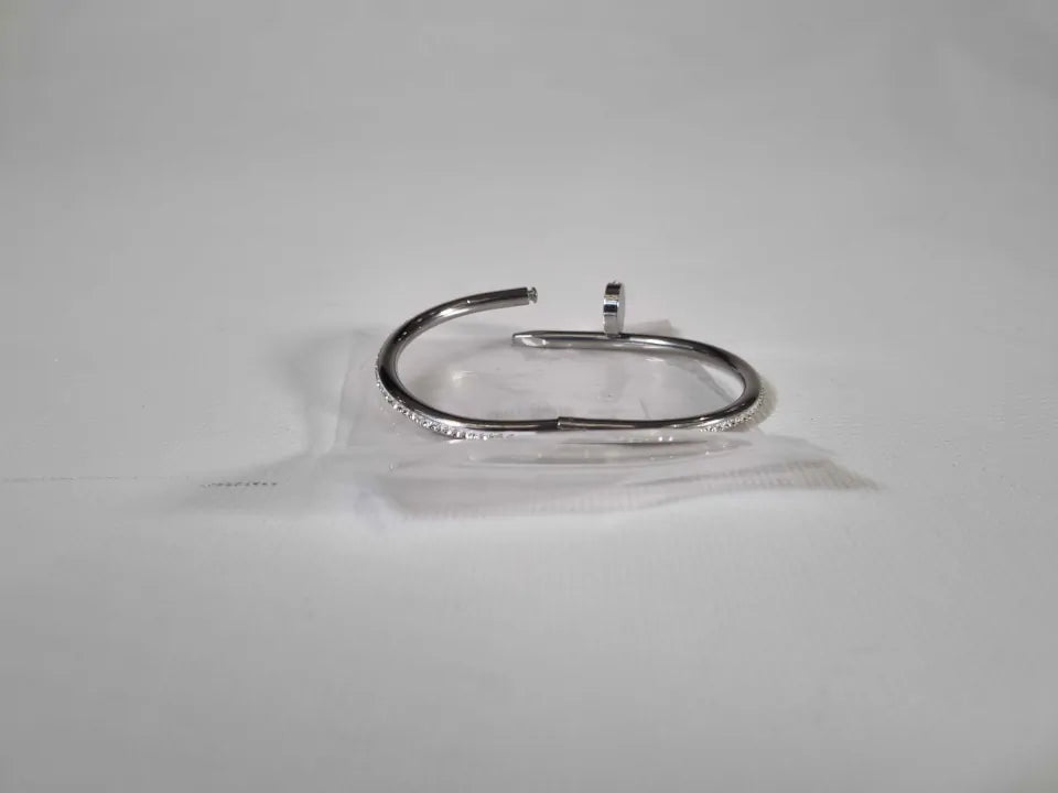 Liv Oliver Modern Pave Bangle Size: *