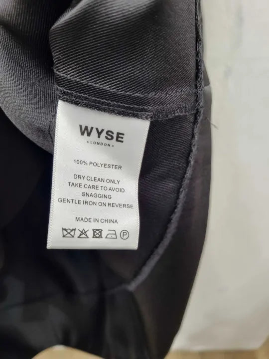 Wyse - Black Db X Wyse Allette Dress Size: Uk 6R