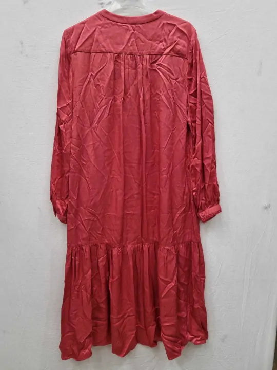 Hobbs London - Pink Esther Midi Dress Size: Uk 12