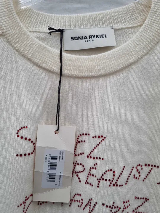 Sonia Rykiel - Black Wool Long Sleeved Jumper Size: Large