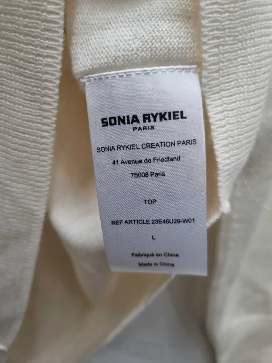 Sonia Rykiel - Black Wool Long Sleeved Jumper Size: Large