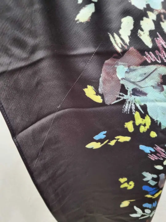 Ted Baker - Black Maulina Ponte Dress With Midi Skirt Size: 3