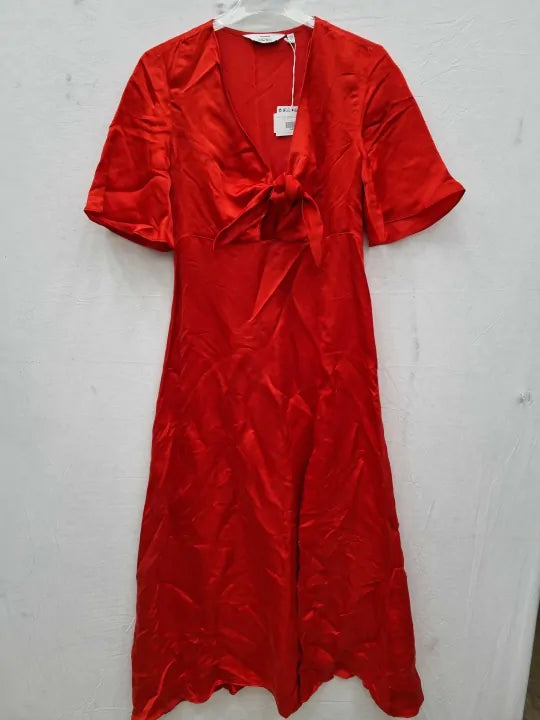 & Other Stories - Red Marcella Dress Size: UK 10