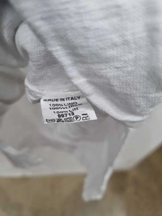 Rodier Beige Cutwork Linen Mini Dress Size: S/M