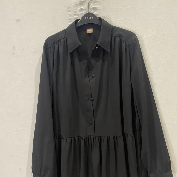 Boss-12- Black Dabesa Mini Dress Size: Uk 12