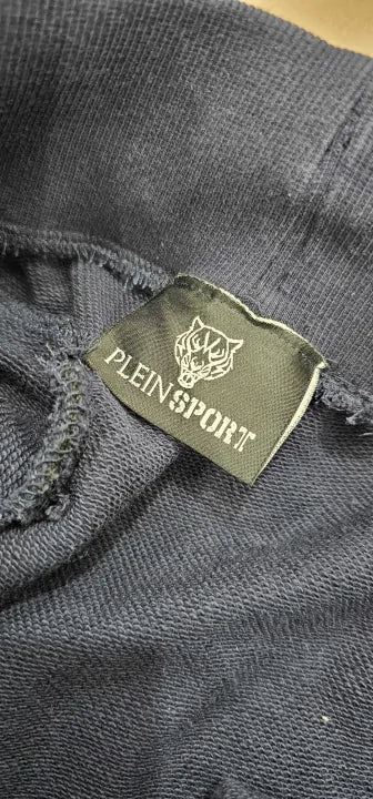 Plein Sport Blue Joggers Size: S