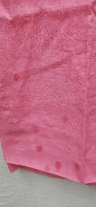 Mango - Pink Linen Suit Trousers - Pink Size: Eur42