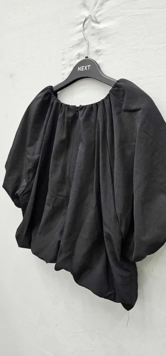 Ro & Zo - Black Parachute Top - Black Size: Uk12