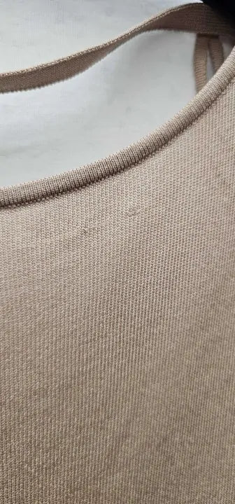 & Other Stories - Tan Boat Neck Midaxi Dress - Beige Size: S