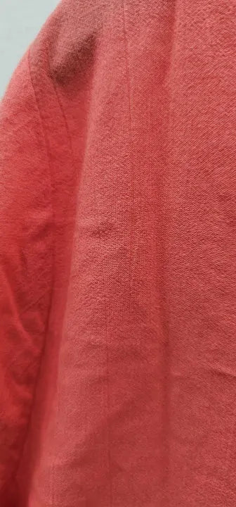 Reiss - Coral Etta Embroidered Cotton Blend Kaftan - Orange / Coral Size: Uk8