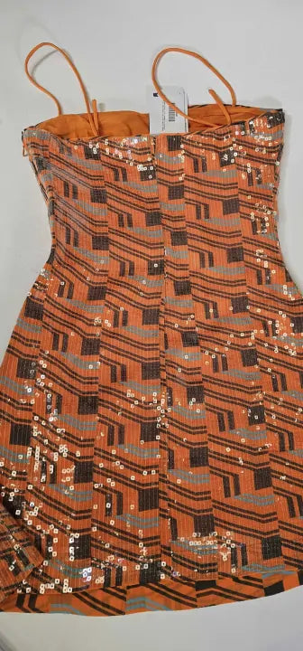 & Other Stories - Orange Dagmar Cotton Mini Dress - Orange Size: Uk10