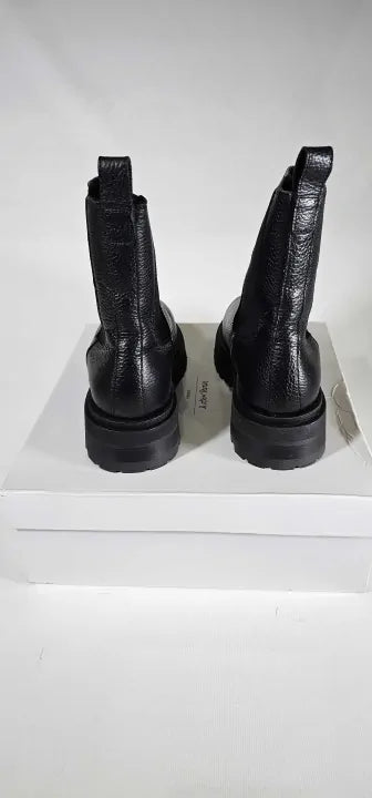 & Other Stories - Black Leather Ankle Boot - Black Size: 37