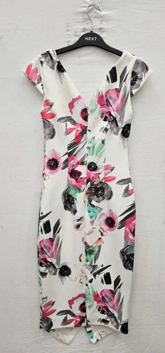 Multi Coloured Rafaela Printed Shift Dress Size: Uk8