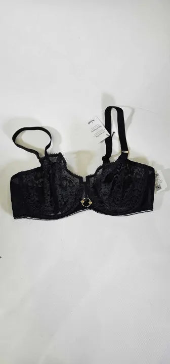 Aubade - Illusion Fauve Underwired Half Cup Bra Black - Black Size: Eur85