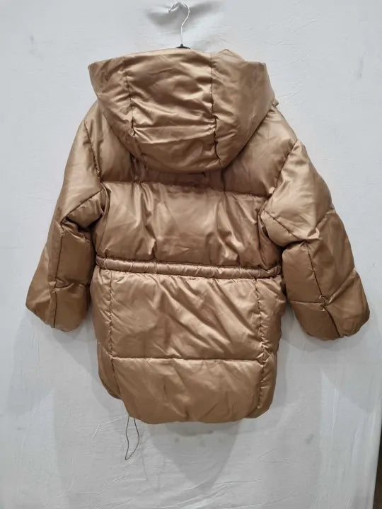 Levi's - Gold Travertine Puffer Coat Size: Small