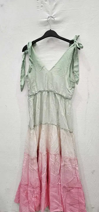 Pranella - Jinka Mint-Pink Ombre - Multi Size: S
