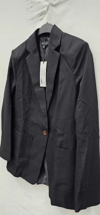 Nobody'S Child-O224248Blk-10-Black-Black Bonnie Tailored Blazer-Black Size: UK 10