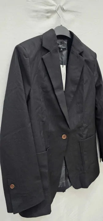 Nobody'S Child-O224248Blk-10-Black-Black Bonnie Tailored Blazer-Black Size: UK 10
