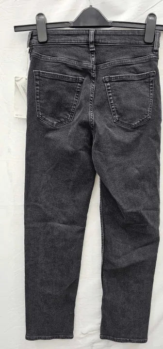 Cos-038622 Grey-27-Grey- Grey Slim Straight Jeans-Grey Size: 25