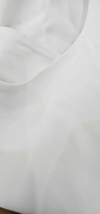 Theory - White Cross Back Midi Dress - White Size: Uk6