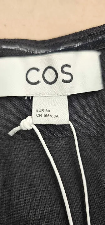 Linen-Blend Mini Bustier Dress Size: Eur38