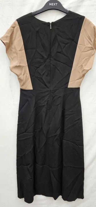 Boss - Black Debrany Midi Length Dress - Black Size: Uk8