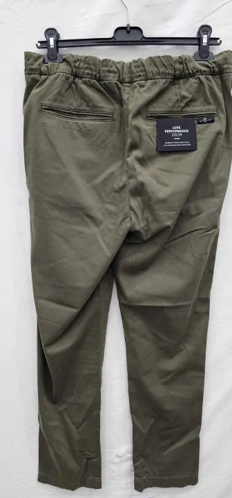 7 For All Mankind - Khaki Stretch Cotton Blend Chinos - Green Size: M