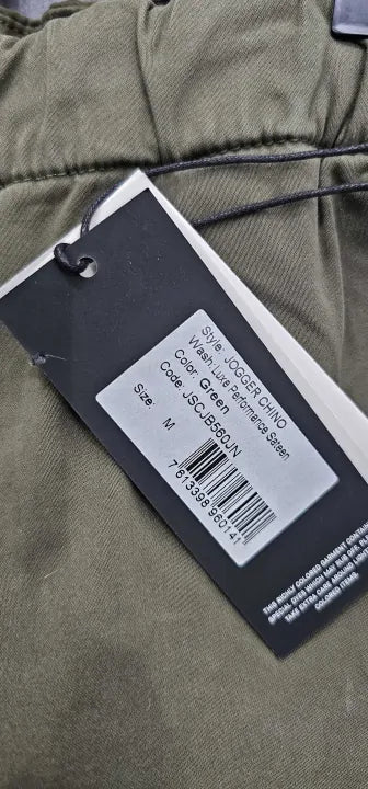 7 For All Mankind - Khaki Stretch Cotton Blend Chinos - Green Size: M