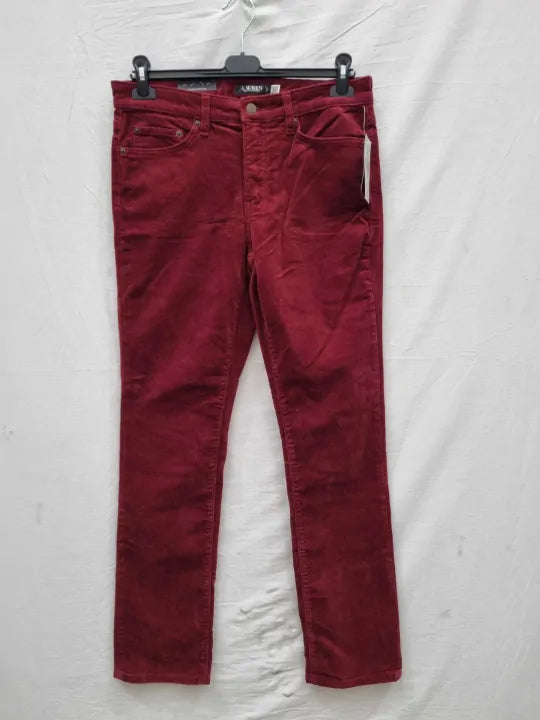 Ralph Lauren Stretch Slim Fit Corduroy Trouser Size: 10