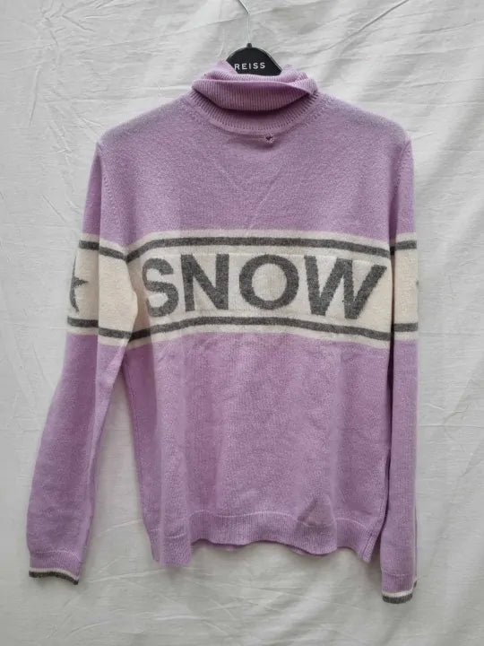 Scott & Scott London Lilac Snow Babe Cashmere Jumper Size: Medium