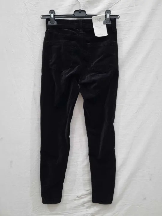 Reiss - Black Lux Skinny Stretch Jeans Size: 27R