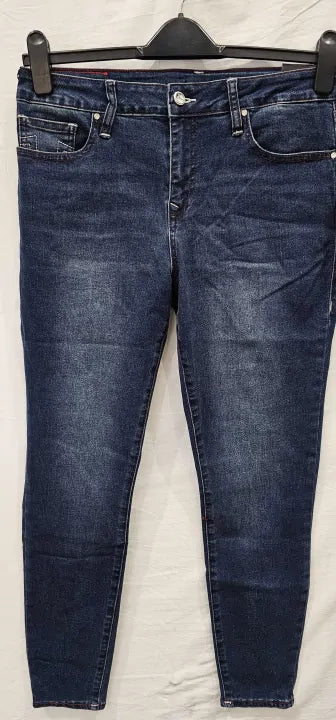 True Religion - Dark Blue Jennie Skinny Stretch Jeans - Blue Size: W31