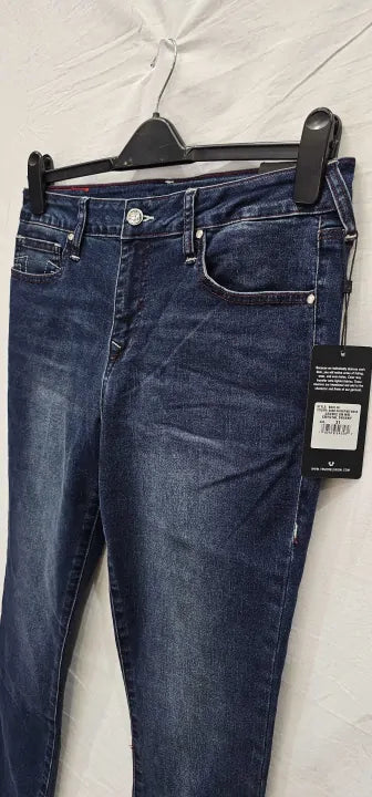True Religion - Dark Blue Jennie Skinny Stretch Jeans - Blue Size: W31